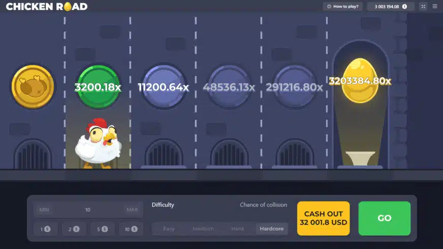 Caratteristiche del gioco Chicken Cross